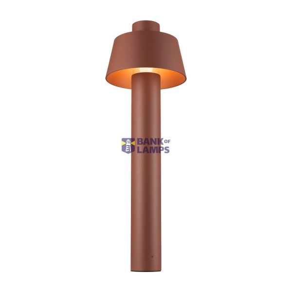 PHOTONI 75, free-standing lamp, E27, 13W, rust image 1