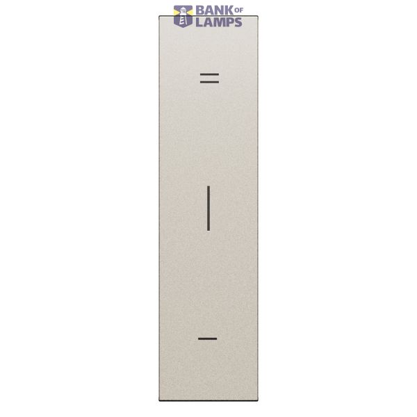 L.NOW - SWITCH DIMMER COVER 1MOD 3W CHAMPAGNE image 1