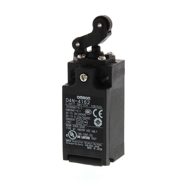 Safety Limit switch, D4N, M20 (1 conduit), 2NC/1NO (MBB contact/slow-a D4N 0489H image 2
