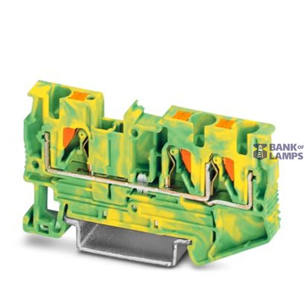 PT 4-TWIN-PE-D-R-CLXM - Protective conductor terminal block image 1