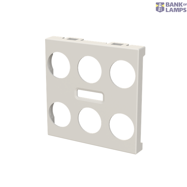 Cover plate - KNX 3-gang sensors with IR - 2M - Dune image 2