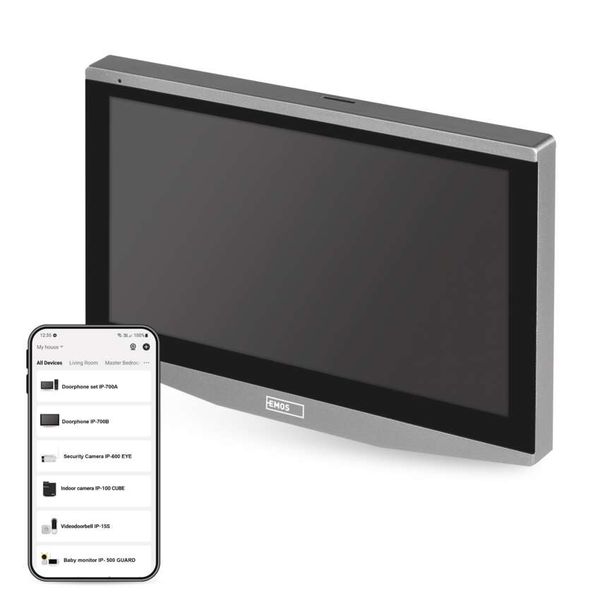 GoSmart Additional monitor IP-700B for video door phone IP-700A image 1