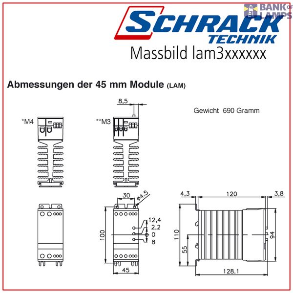 Solid State Motor Contactor 3-pole 15A/380-480VAC image 4