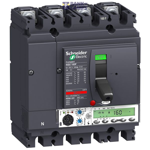 4P4T MICROLOGIC 5.2 A 100A NSX160F image 1