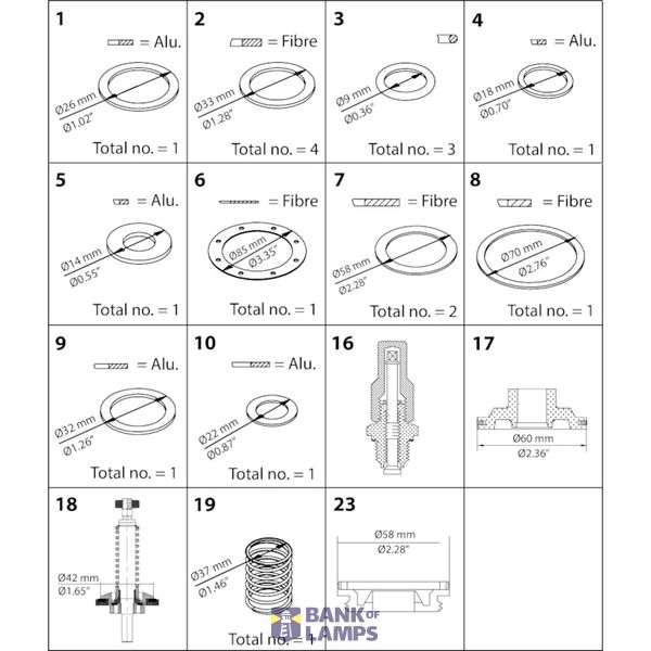 PMLX 32 Overhaul kit image 1