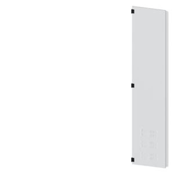 SIVACON, door half, left, with ventilation openings, IP40, H: 2200 mm, W: 450 mm image 2
