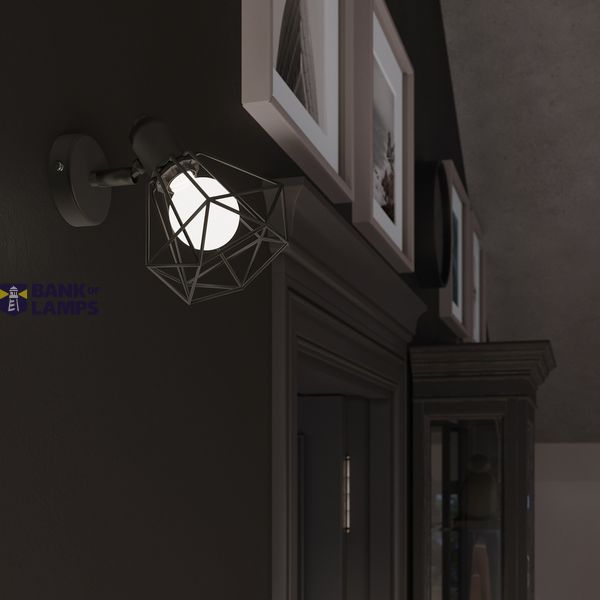 WALL LAMP ARTEMIS 1 BLACK E14 1X40 IP20 image 8