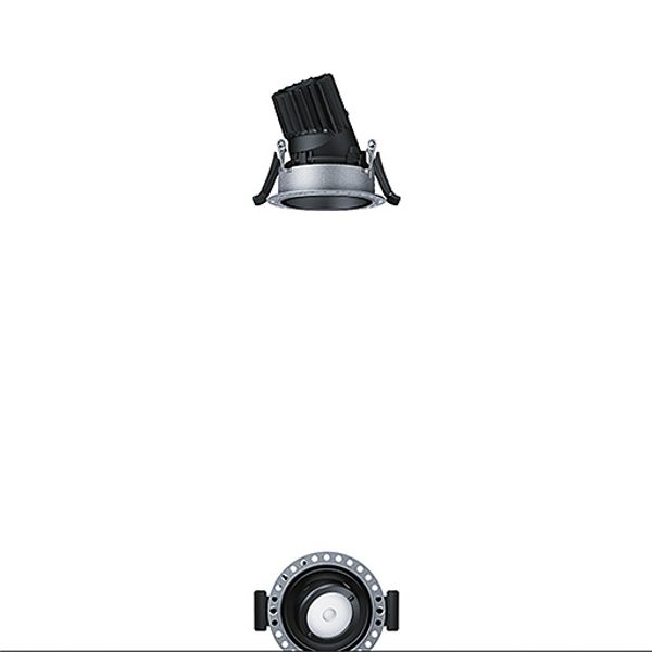 PANOS INF R68V 10W 930 LDO FL-BK TL - LED ceiling-recessed luminaire image 1
