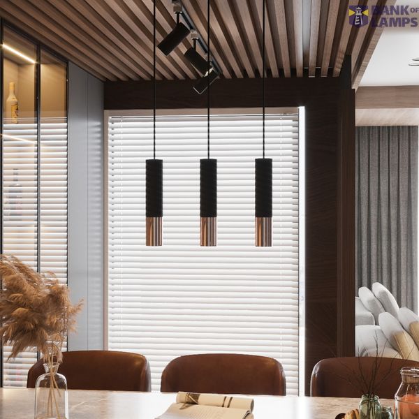 LOOPEZ WALL LAMP BLACK/COPPER GU10 2X40W IP20 image 6