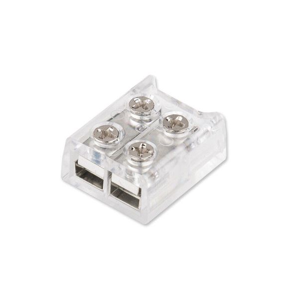 Connection screw connector of single-color LED strips 8 mm wide image 1