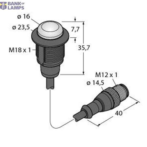 LED Signal Light Beacon   S18LYXXPQP image 1