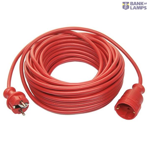 Schwabe Verlengkabel Vinyl H05VV-F3x1,5 rood 20m image 1