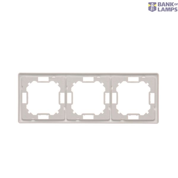 Double intermediate switch without pictogram, (module), 10AX, quick connection, Silver matt, metalic image 1