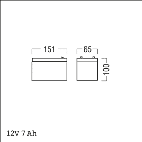 eBox ACCU SET 18 pcs. PB/12 7Ah - battery set image 3