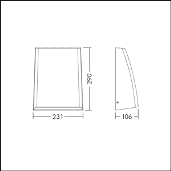 TOBY VARIOFLEX M 2000 822/27/30/35/40 - IP66 Wallpack luminaire image 8