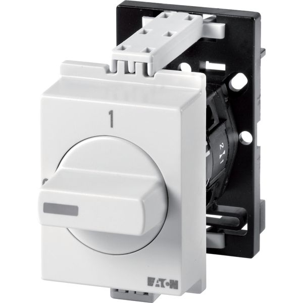 TM-1-8210/IVS Changeoverswitches, TM, 10 A, service distribution board mounting, 1 contact unit(s), Contacts: 2, 60 °, maintained, With 0 (Off) position, 1-0-2, Des image 3