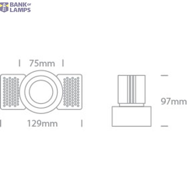 WHITE COB LED 12w WW 700mA 38deg TRIMLESS DARK LIGHT image 5