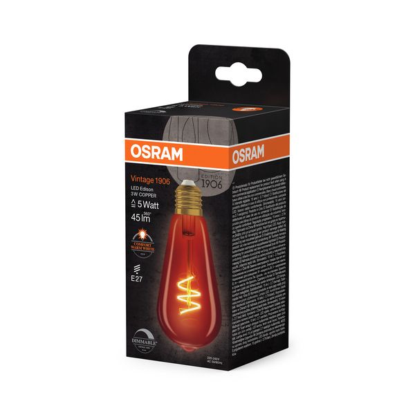 1906LDISOND 3W/618 230VSFILCUE27FS1OSRAM image 2