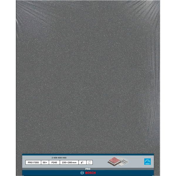 C355 sanding sheet 230 x 280 mm, 240 image 3