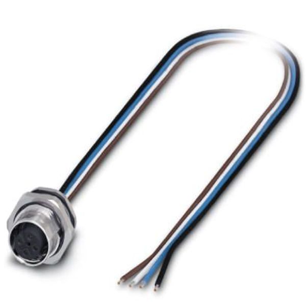 SACC-DSI-M12FS-4CON-M16/0,5 - Device connector, rear mounting image 1
