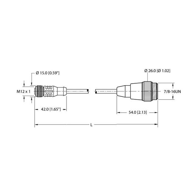Actuator and Sensor Cable Extension Cable   RKC 4.4T-5-RSM 40/S3520 image 1