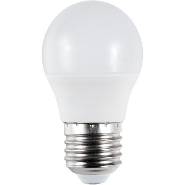 LED E27 Ball G45x80 100-240V 320Lm 3W 830 160° AC/DC Opal Non-Dim image 1