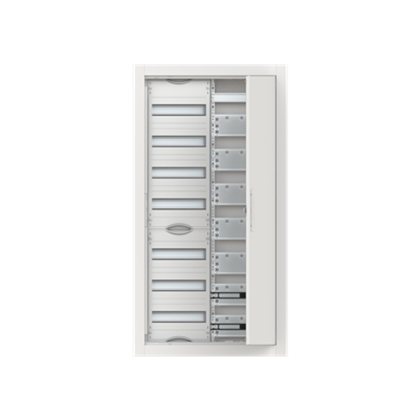 CU27VM ComfortLine Compact distribution board, Flush mounting, 84 SU, Isolated (Class II), IP30, Rows: 7, 1164 mm x 615 mm x 125 mm image 1