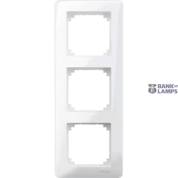 M-CREATIV cover frame 3V POLARwhite image 1