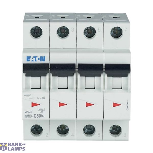 mMC4-C50/4 Eaton Moeller series xPole (Style 5) - mMC4/6/M MCB image 1