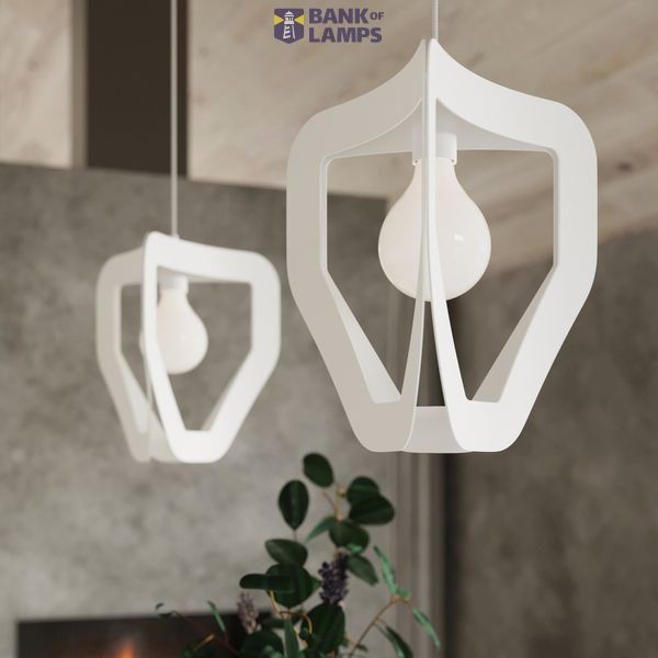 HANGING LAMP TRES WHITE E27 1X60W IP20 image 5