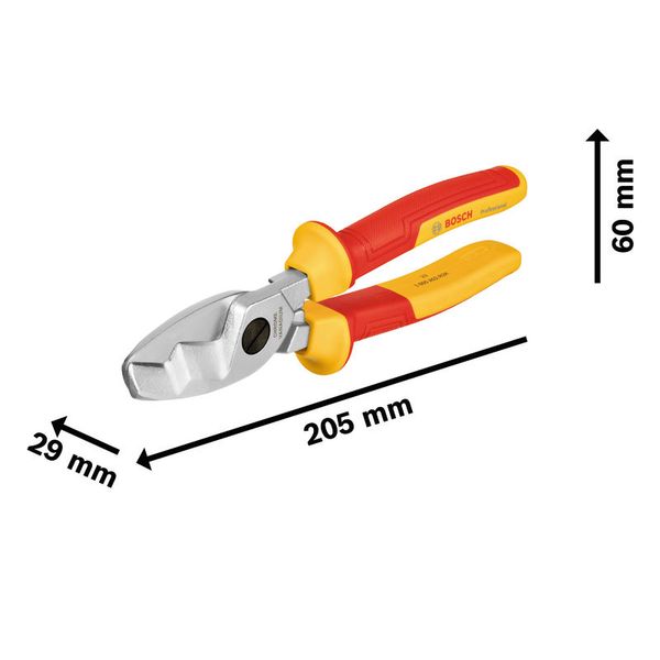 VDE Cable Shear 200mm image 1