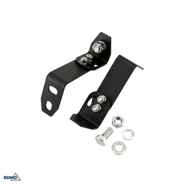 HBM - ADJUSTABLE MOUNTING BRACKETS SET - RAL 9005 image 1