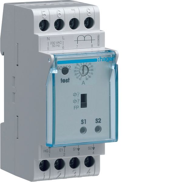 Load shedder 2 rotary channels with current transformer, 230V, 2M image 1