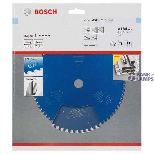 Circular saw blade Expert for Aluminium 184 x 20 x 2,6 mm, 56 image 2