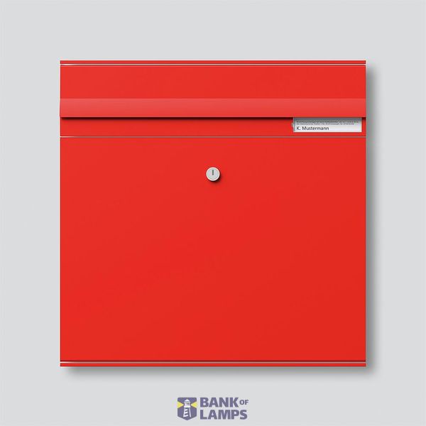 Letterbox module with pass-through flap BKM 611-4/4-0 RAL image 1