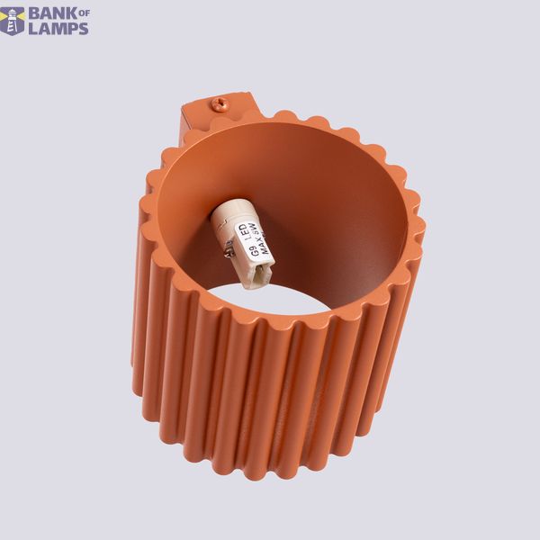 Wall lamp AURA red ochra G9 image 4