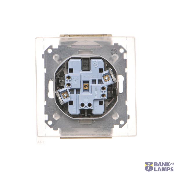 SAT-SAT-RTV double aerial socket, atten.: 1dB, cream white/electro white image 1