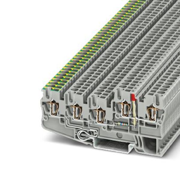 STIO 2,5/4-PE/2B/L-LA24RD/O-M - Installation ground terminal block image 2