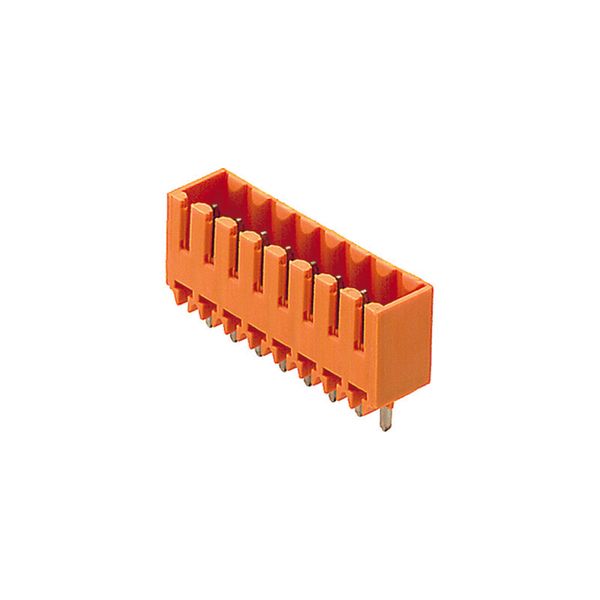 PCB plug-in connector, male header, closed side, THT solder connection, 3.50 mm, Number of poles: 6, 180°, Solder pin length (l): 4.5 mm, tinned, black, Box image 6