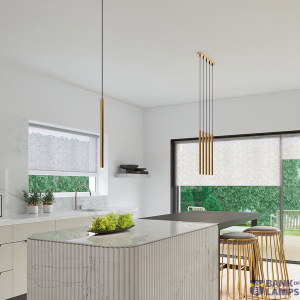 PASTELO 3L GOLD HANGING LAMP G9 3X8W IP20 image 5