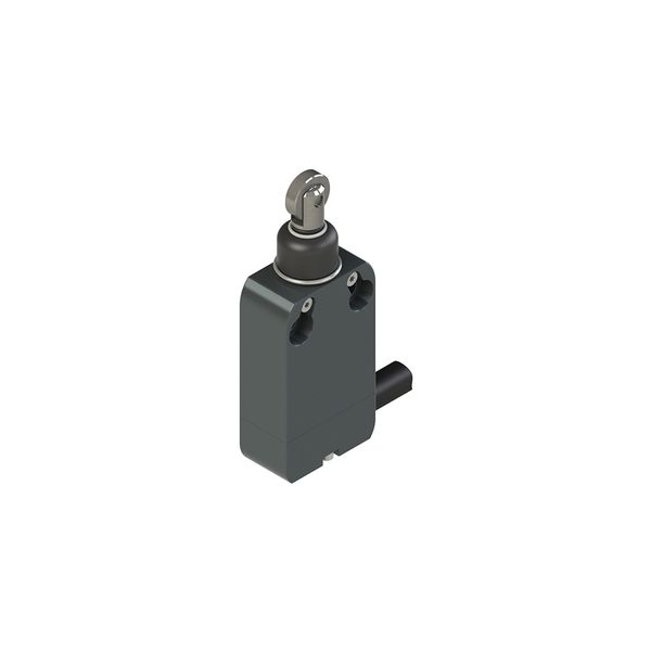 Modular prewired switch with roller plunger with rubber gasket image 1