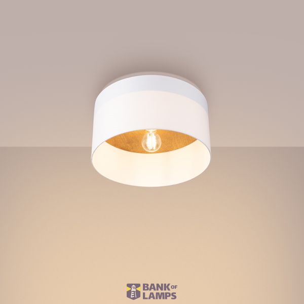 Ceiling lamp TELESTO white/light brown image 12