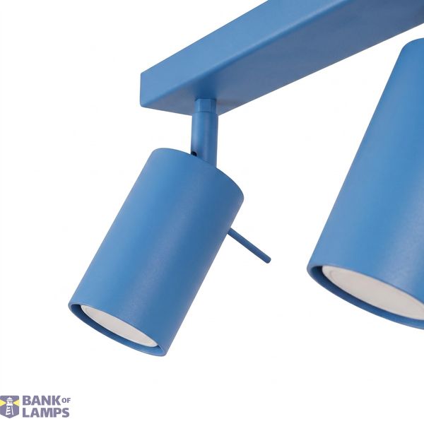 Ceiling lamp RING 3L azure image 4
