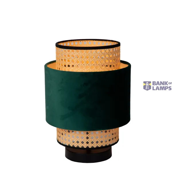 Lucide JAVOR - Table lamp - Ø 23 cm - 1xE27 - Green image 1