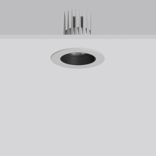 HELEDON mini, 29 W, 3000 lm, 927, silver, on/off Recessed downlights,  image 2