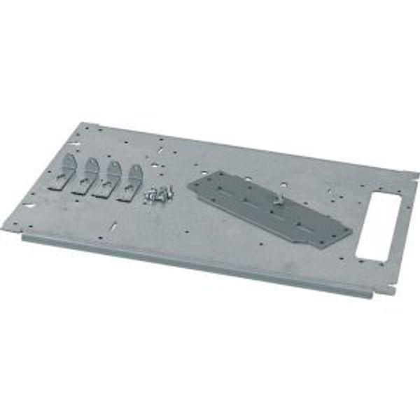 XMN341406-630-BF Mounting plate for  W = 600 mm, NZM3 630A, vertical image 2