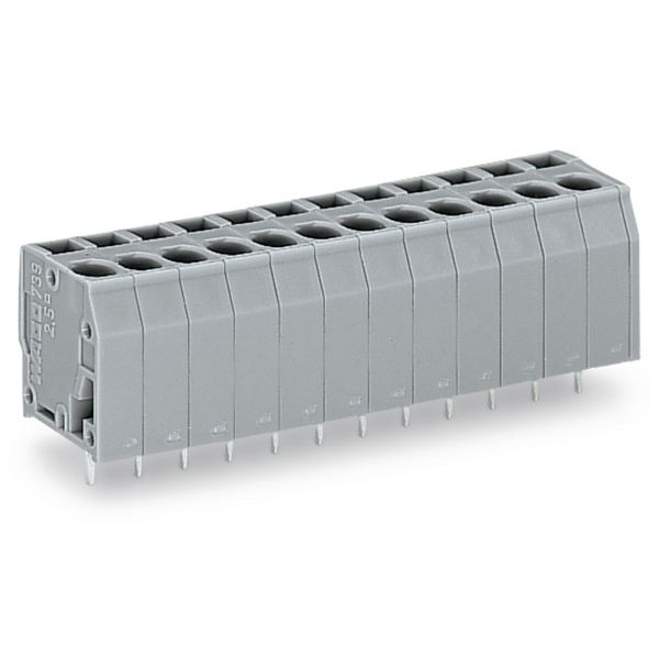 PCB terminal block 2.5 mm² Pin spacing 5 mm gray image 2