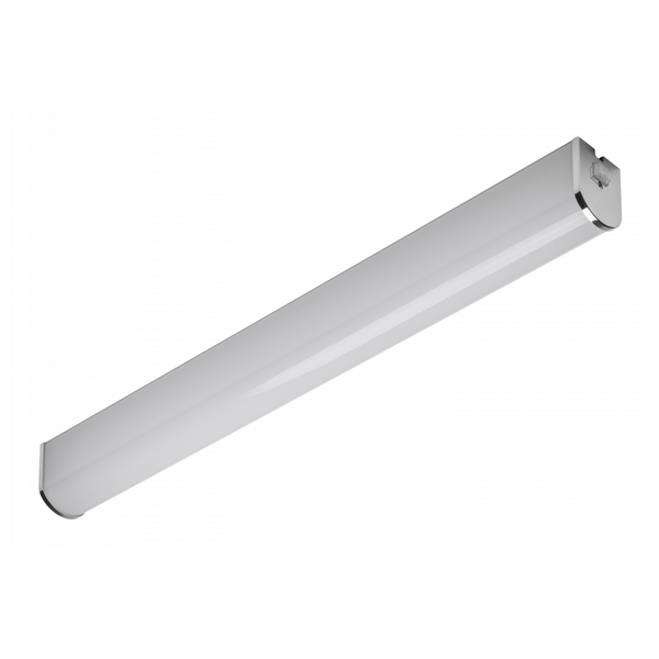 LED luminaire ZITA with switch, 15 W, 1200 lm, 4000K, AC220-240V, 50-60 Hz, IP44, RA>80, 60 cm, chrome image 1