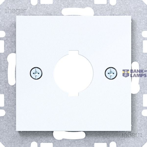 Centraalpl Ã˜18,8 mm, A.x/C.x/S.1/B.x/Q.x/K.x lichtwit gl. image 1