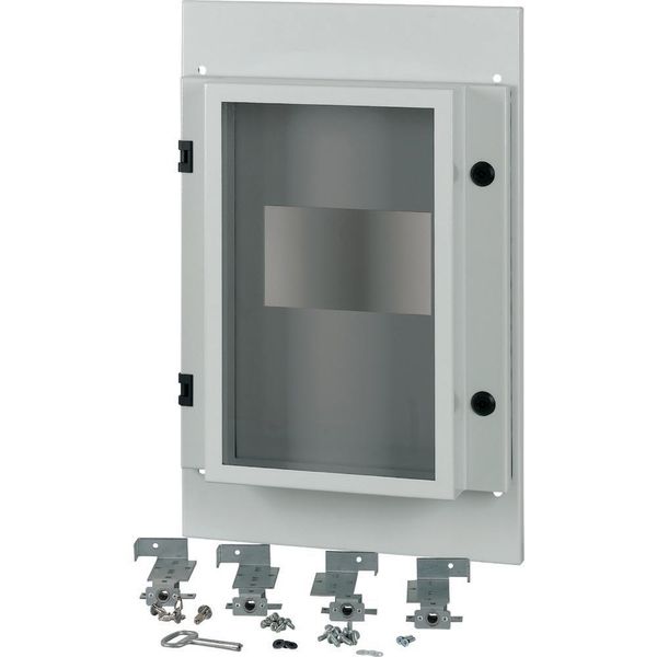 XMN43F04C-55 Front plate, NZM4, 3p, fixed, W=425mm, IP55, grey image 2
